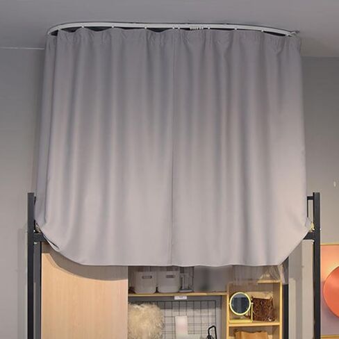 Stylish Solid-Color Bed Curtains, Dust-and Mosquito-Proof Mesh, Privacy-Protecting Canopies, Covers for Bunk Beds, Easy-to-Install Dorm Shelter for Dormitory Beds,78.7 × 39.4 × 59.1in in Saudi Arabia