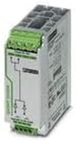 Phoenix Contact 2320157 DIN وحدة الصمام الثنائي للسكك الحديدية الإدخال: 10-30 فولت تيار مستمر 2x20 أمبير أو 1x40 أمبير، الإخراج: 24VDC 20A (التكرار)، Quint-DIODE/ 12-24DC/2X20/1X40 in Kuwait