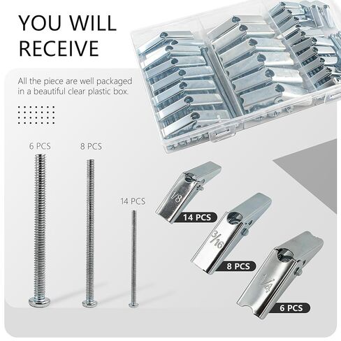 28 Sets Hollow Wall Anchors, Toggle Bolts, Wing Nuts Heavy Duty Metal Drywall Anchor Kit 3 Sizes Butterfly Anchors and Screws for Drywall Ceiling Hang Shelves Hollow Wall (1/8, 3/16, 1/4) in Saudi Arabia