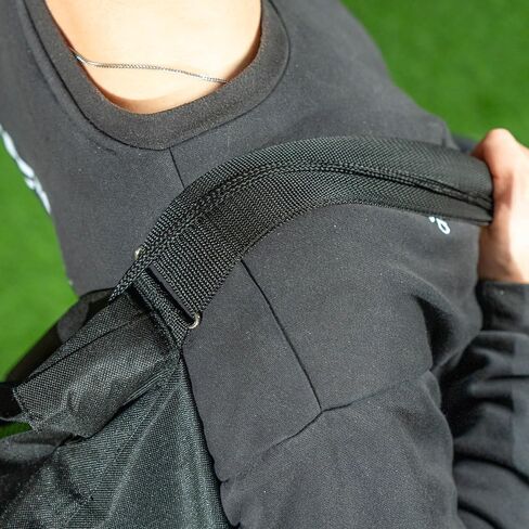 QUICKPLAY 10 Ball Soccer Bag - Soccer Ball Bag for 10 Balls, Portable Football Ball Carry Bag with Breathable Mesh Panels, Durable Soccer Equipment Storage for Training in Saudi Arabia