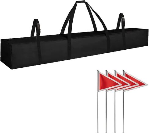 حقيبة تخزين علم الزاوية شديدة التحمل بطول 5 أقدام - طول 60 بوصة × عرض 6 بوصة × ارتفاع 6 بوصة حقيبة مقاومة للماء لأعمدة الرشاقة وعصي التدريب وأعلام حماية الألوان والمعدات الميدانية in Kuwait