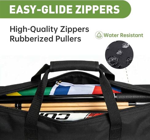 حقيبة تخزين علم الزاوية شديدة التحمل بطول 5 أقدام - طول 60 بوصة × عرض 6 بوصة × ارتفاع 6 بوصة حقيبة مقاومة للماء لأعمدة الرشاقة وعصي التدريب وأعلام حماية الألوان والمعدات الميدانية in Kuwait
