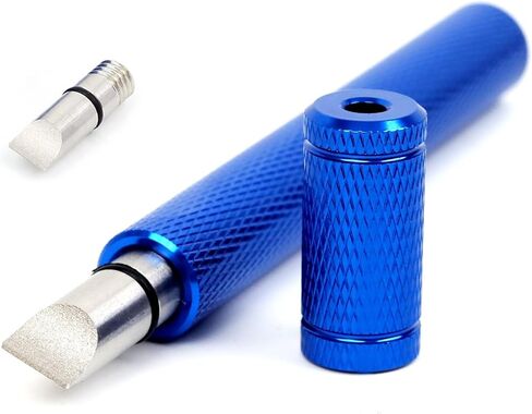 منظف ​​نادي الجولف، مبراة الأخدود مع طرف مبراة احتياطية، ملحقات حقيبة الجولف الأساسية للرجال باللون الأزرق in Kuwait