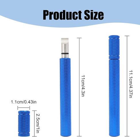 منظف ​​نادي الجولف، مبراة الأخدود مع طرف مبراة احتياطية، ملحقات حقيبة الجولف الأساسية للرجال باللون الأزرق in Kuwait