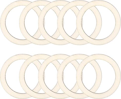MECCANIXITY 0.8 Inch Unfinished Wood Rings Natural Wooden Ring Circle Flat Round Shape Ornaments Wooden Slices for Frames, DIY Crafting Projects, Painting, Home Decor, 200Pcs in Saudi Arabia