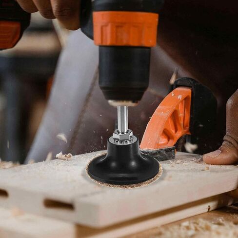 HARFINGTON 27pcs Quick Change Discs Set 1" Roll Lock Sanding Discs with 1/4" Shank Pad Holder Medium Grit Surface Conditioning Disc for Polish Rust Removal in Saudi Arabia
