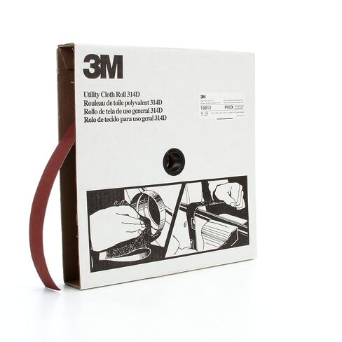 لفة قماش 3M متعددة الاستخدامات 314D، 1-1/2 بوصة × 50 ياردة P60 X-weight in Kuwait