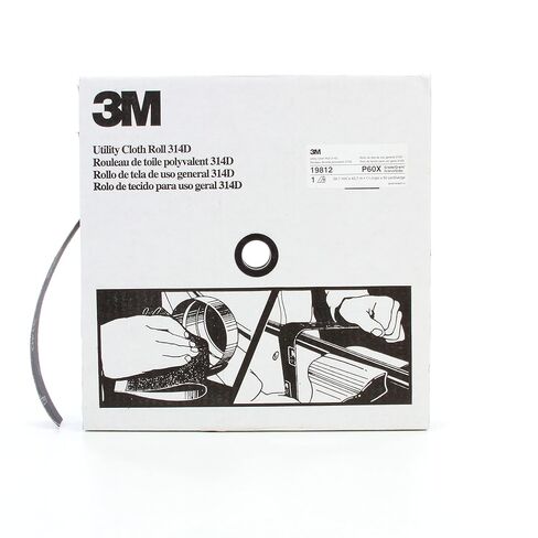 لفة قماش 3M متعددة الاستخدامات 314D، 1-1/2 بوصة × 50 ياردة P60 X-weight in Kuwait