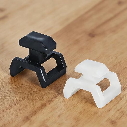 20PCS Series Cable Clips, T-Slot Aluminum Profile Accessories for European Standard Aluminum Extrusion, Linear Rail Cord Organizer for 3D Printer Parts and CNC DIY (Black, 3030) in Saudi Arabia