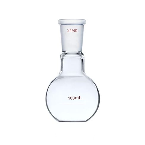100ml 24/40 4-Neck Flat Bottom Glass Flask Boiling Vessel Plat Form Four Necks Lab Reaction Bottle in Saudi Arabia