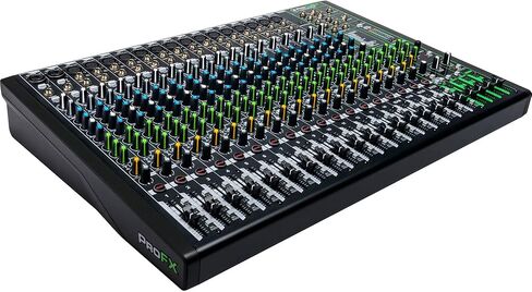حزمة USB لخلاط غير مزود بالطاقة من Mackie ProFX22v3 ذات 22 قناة مع Waveform OEM DAW، و4x كابل TRS Mophead بطول 10 أقدام، وكابل XLR بطول 4x 10 أقدام، ومحول 2x 1/4 بوصة إلى 3.5 مم، وربطات كابل 10x وقماش من الألياف الدقيقة in Saudi Arabia