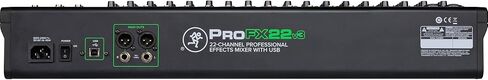 حزمة USB لخلاط غير مزود بالطاقة من Mackie ProFX22v3 ذات 22 قناة مع Waveform OEM DAW، و4x كابل TRS Mophead بطول 10 أقدام، وكابل XLR بطول 4x 10 أقدام، ومحول 2x 1/4 بوصة إلى 3.5 مم، وربطات كابل 10x وقماش من الألياف الدقيقة in Saudi Arabia