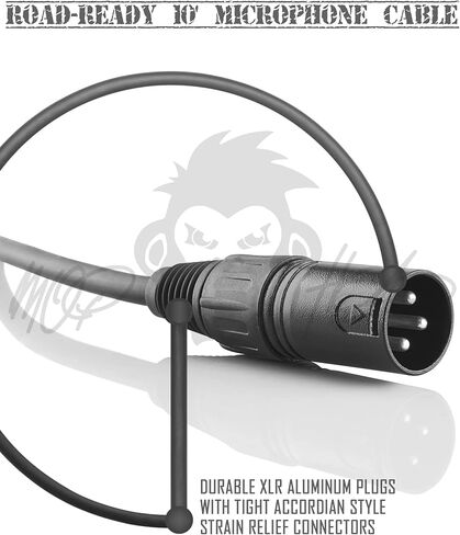 حزمة USB لخلاط غير مزود بالطاقة من Mackie ProFX22v3 ذات 22 قناة مع Waveform OEM DAW، و4x كابل TRS Mophead بطول 10 أقدام، وكابل XLR بطول 4x 10 أقدام، ومحول 2x 1/4 بوصة إلى 3.5 مم، وربطات كابل 10x وقماش من الألياف الدقيقة in Saudi Arabia