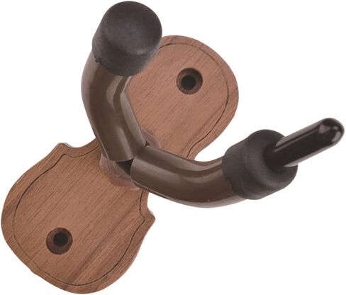 SAFIGLE Wall-mounted Violin Hanger Hook with Walnut Base Violin Erhu Storage Rack Compact Lightweight Musical Instrument Hook for Home Studio and Wall Display in Saudi Arabia