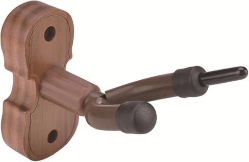 SAFIGLE Wall-mounted Violin Hanger Hook with Walnut Base Violin Erhu Storage Rack Compact Lightweight Musical Instrument Hook for Home Studio and Wall Display in Saudi Arabia