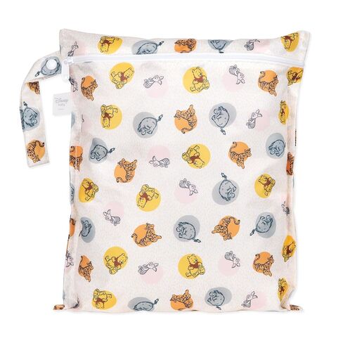 Bumkins Waterproof Wet Bag for Baby, Travel, Swim Suit, Cloth Diapers, Pump Parts, Pool, Gym Clothes, Toiletry, Strap to Stroller, Daycare, Zipper Bag, Wetdry Packing, Hello Kitty and Friends in Kuwait