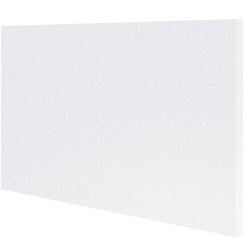 HDPE Plastic Sheet 1/2 Inch Thick 12" x 16", High Density Polyethylene Solid Board with Different Surfaces (Textured Front & Smooth Back), 0.5" Thick DIY Machining Panels for Home, Crafts (White) in Kuwait