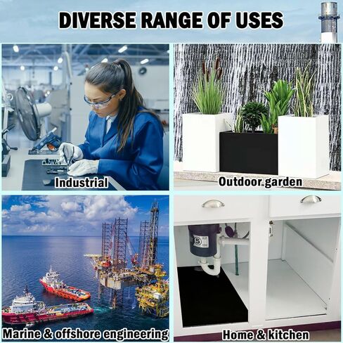 HDPE Plastic Sheet 1/2 Inch Thick 12" x 16", High Density Polyethylene Solid Board with Different Surfaces (Textured Front & Smooth Back), 0.5" Thick DIY Machining Panels for Home, Crafts (White) in Kuwait