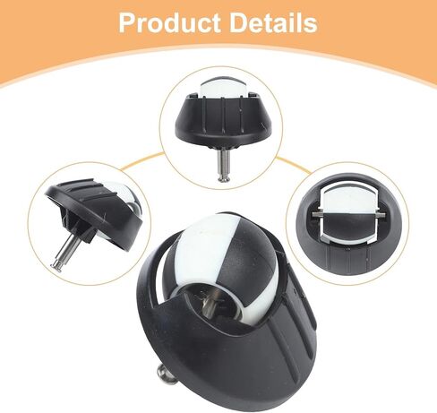 Front Caster Wheel Replacement for M7/M7 Max/M7 Pro and for Ultenic for T10 for Elite Robotic Vacuum Cleaner, Smooth-Moving Plastic Assembly, Enhanced Cleaning Performance for Hardwood Floors in Kuwait