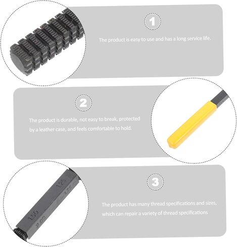 Thread Repair File for Easy Restoration of Damaged Threads Compact and Lightweight Hand File for Repair Projects in Saudi Arabia