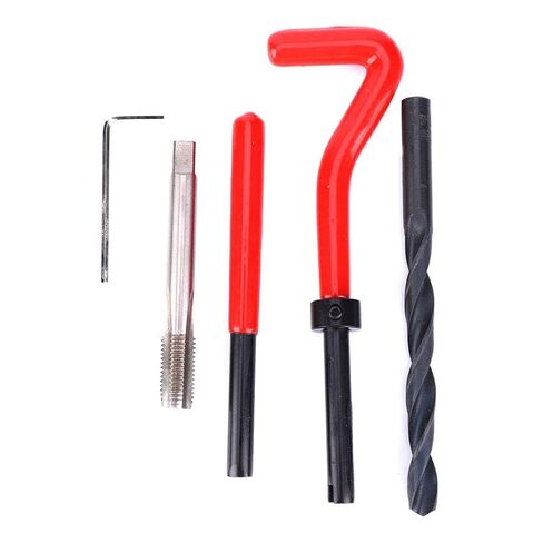 طقم إصلاح خيط من الفولاذ المقاوم للصدأ 20 قطعة M8x1.25، طقم صنبور إعادة الخيوط للخيط الأنثوي، صندوق حمل مريح، متين ومادة، مثالية لإصلاح فتحات الخيط in Saudi Arabia