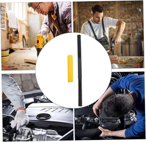 Thread Repair File Set 8 Sizes Hand Tool for External Thread Restoration Fasteners Fixing Easy to Use in Kuwait