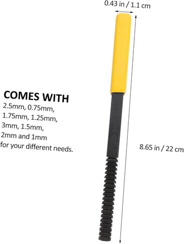 Thread Repair File Set 8 Sizes Hand Tool for External Thread Restoration Fasteners Fixing Easy to Use in Kuwait