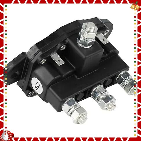 12V ATV Winch Motor Solenoid Reversing Relay - 6 Terminal CH24450 24450BX 31-8970 Heavy Duty Winch Accessory in Saudi Arabia