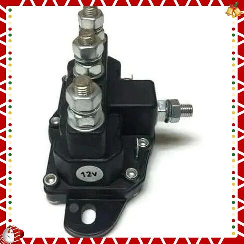 12V ATV Winch Motor Solenoid Reversing Relay - 6 Terminal CH24450 24450BX 31-8970 Heavy Duty Winch Accessory in Saudi Arabia