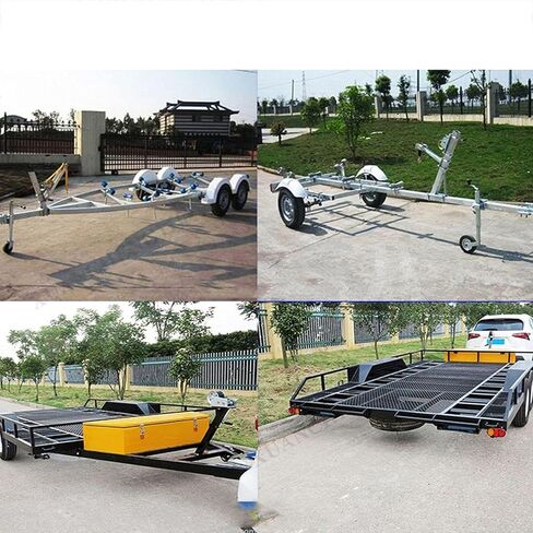 Trailer Jack Wheel - Heavy Duty Marine Swivel Trailer Jack, Swivel Trailer Wheels, Galvanized Support Wheel for Heavy Loads, 15Cm Wheel, 540Kg, Adjustable and in Kuwait