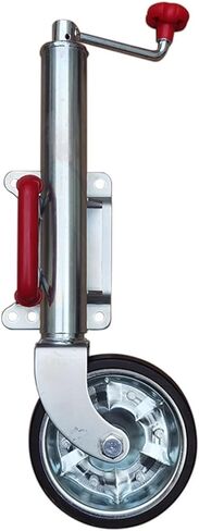 Swivel Trailer Jockey Wheel - Robust Boat Trailer Jockey Wheel with 20 Cm Wheels, Heavy-Duty Bolt-On Swivel Jack, 25.4 Cm Stroke, 750 Kg Telescopic Jockey Whee in Saudi Arabia