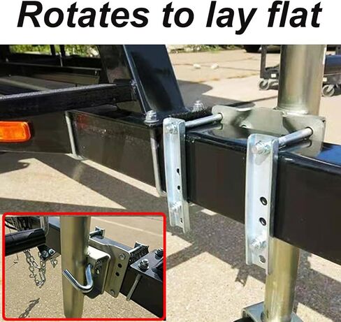 Swivelling Trailer Jockey Wheel Load Capacity 680Kg Jockey Wheel 254X80Mm Side Rocker Automatic Trailer Jockey Wheel Robust and Adjustable Jockey Wheel with Cl,A in Saudi Arabia
