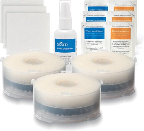 مجموعة خدمة biOrb Fish 46021.0 3 Plus لأحواض السمك ومحسن المياه، 14.46 كجم in Kuwait