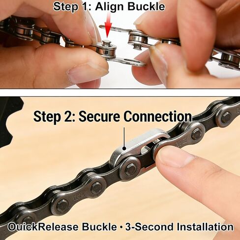 سلسلة دراجة سرعة 6/7/8 116 وصلة، 1/2 بوصة × 3/32 بوصة لشيمانو SRAM Campagnolo، سلسلة دراجات مقاومة للصدأ ومقاومة للاهتراء لدراجة الطريق الجبلية MTB BMX الإلكترونية in Kuwait