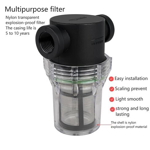 1/2" Female NPT in-Line Strainer with 100 mesh Stainless Steel Filter Screen (1/2“ 100 Mesh) in Kuwait