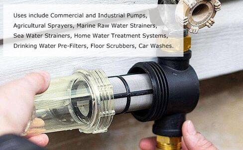 1/2" Female NPT in-Line Strainer with 100 mesh Stainless Steel Filter Screen (1/2“ 100 Mesh) in Kuwait