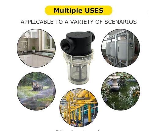 1/2" Female NPT in-Line Strainer with 100 mesh Stainless Steel Filter Screen (1/2“ 100 Mesh) in Kuwait