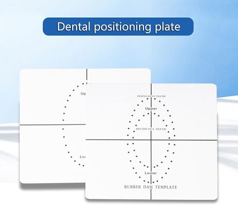 Dentals Rubber Dam Punching Hole Positioning Board Barrier Template Dentals Lab Instrument Tool For Accurate Orals Treatments in Kuwait