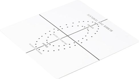 Dentals Rubber Dam Punching Hole Positioning Board Barrier Template Dentals Lab Instrument Tool For Accurate Orals Treatments in Kuwait