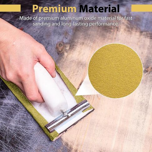 2-3/4 Inch Longboard Sandpaper Roll, Total 25 Yards Hook and Loop Sanding Paper 80 120 180 220 320 Grit, Continuous Rolls for Automotive, Woodworking and Hand Sanding Blocks in Kuwait