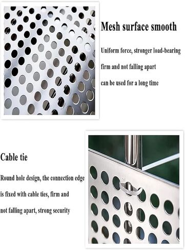 Stainless Steel Perforated Sheet - Round Mesh Ventilation Shield Gasket for Windows & Balconies, Anti-Theft Leakproof Pads, Durable Punching Plate (50x200cm) in Kuwait