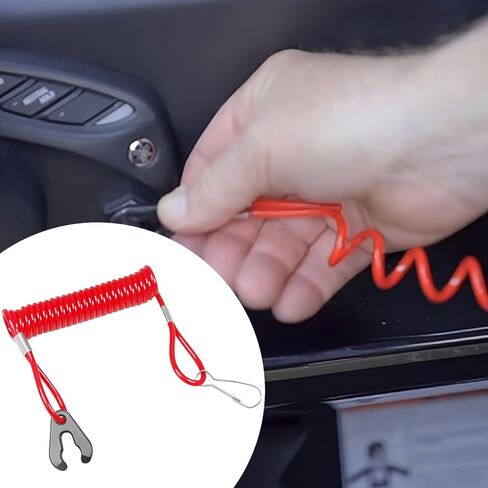 حبل توصيل لمفتاح إيقاف القتل لسلامة محرك القارب من أجل Yamaha Tohatsu Mercury سلك إشعال المحرك الخارجي، استبدال 6E9-82575-00 6E9-82575-01 6E9-82575-02 in Saudi Arabia