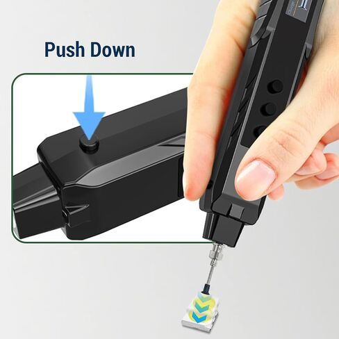Electric Vacuum Suction Pen, Strong Adsorption Force with Replaceable Suction Heads and TFT Color Screen for Electronics Repair Laboratory Operations in Saudi Arabia