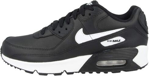 Nike Air Max 90 Big Kids 'Shoes (HF6358-103 ، White/Cyber/Dark Smoke Gray/Khaki) حجم 7 in Kuwait