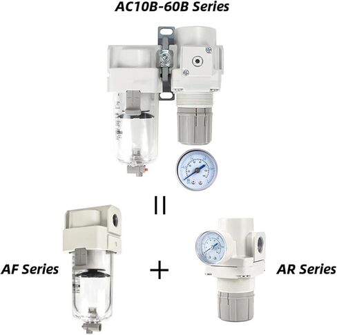 Type Air Combination Air Filter + Regulator AC20B-01G-B AC10B-M5G-A AC20B-02E-B Auto drain AC20B-02DG-B AC30B-03DE-B(AC30B-03DG-B) in Saudi Arabia