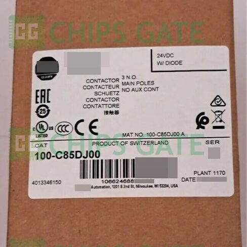 1PC New in Box 100-C85DJ00 Contactor New Stock in Saudi Arabia
