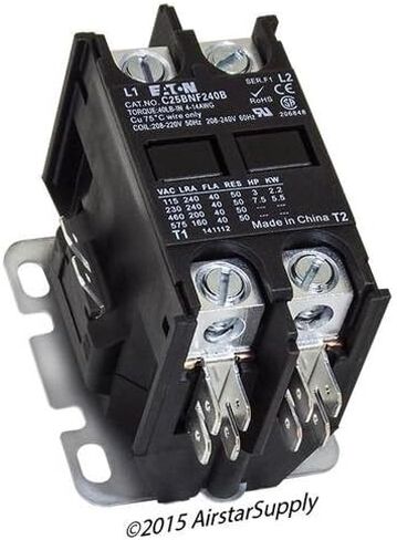 موصل Eaton Cutler-Hammer C25BNF240B، ثنائي القطب، 40 أمبير، جهد ملف 240 فولت تيار متردد in Saudi Arabia