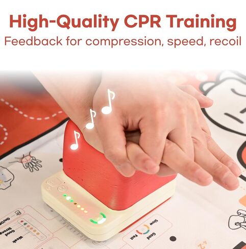 CPRCUBE PRO3 – مجموعة أدوات التدريب على الإنعاش القلبي الرئوي | جهاز ملاحظات الإنعاش القلبي الرئوي للمدربين والتدريب الجماعي in Kuwait