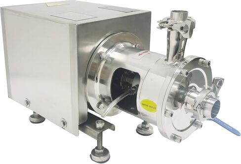 2.2KW 110V High-Shear Emulsifying Pump Single-Stage Pipeline Emulsion Pump 304 Stainless Steel Pipeline Homogenizer with 0-3m³/h Flow for Food, Cosmetic, Ink, Chemical Mixing & Dispersion in Kuwait