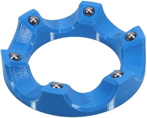 Bowling Basics Accessories Kit, Bowling Rotating Ball Cup Display Stand with Bearing Spinner Holder, Spare Ball Holder Spinner, Porous Ring Cleaning Display Rack(Blue) in Saudi Arabia